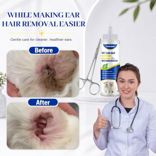 Upgraded Dog Ear Powder with 5.5 Inch Hair Removal Tool - Image 6
