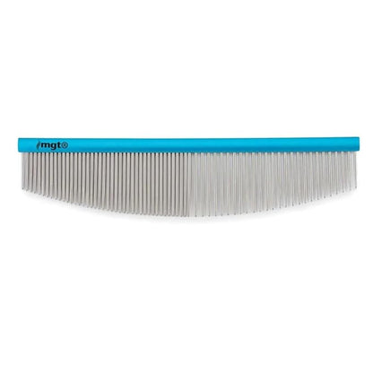 Dog and Cat Grooming Combs Contour Custom Coat Fur Finishing Shape Fluff Style and Primp (7.5 inch Halfmoon Comb)