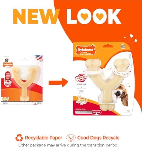 Nylabone Power Chew Wishbone Dog Chew Toy, Original Flavor, Medium - Image 2