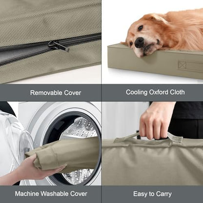 Waterproof Orthopedic Dog Crate Bed for Small Dogs & Cats - Image 6