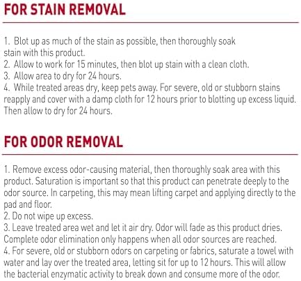 Nature’s Miracle Dog Stain & Odor Remover, Enzymatic Cleaner, 32 oz - Image 5