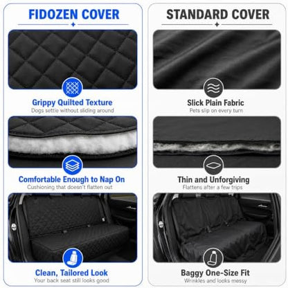 Dog Car Seat Cover & Protector, Pet Back Seat Cover for Cars & SUVs, 52" - Image 6