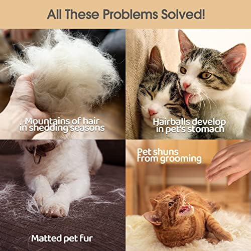 Pet Hair Removal Glove with 255 Silicone Tips for Dogs & Cats, Right Blue - Image 5
