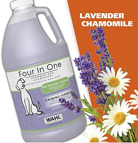 Wahl USA 4-in-1 Calming Pet Shampoo for Dogs, Lavender Chamomile, 64 oz - Image 5