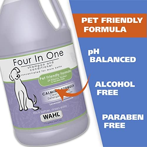 Wahl USA 4-in-1 Calming Pet Shampoo for Dogs, Lavender Chamomile, 64 oz - Image 3