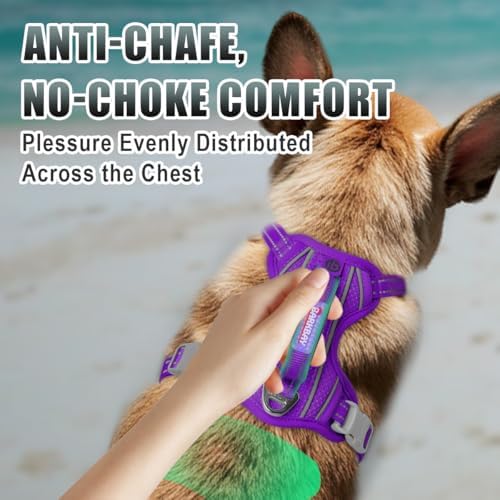BARKBAY Dog Harness for Small Sized Dog No Pull Dog Vest ID Tag Pocket - Image 4