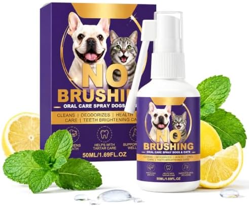 Callmynm Dental Spray for Dogs & Cats, No Brushing Dog Teeth Cleaning by callmynm
