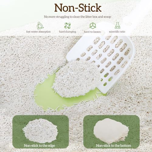 EZSKUUP Non-Stick Bottom Tofu Cassava Cat Litter, Ultra Clumping 2Pack,18Lb - Image 3