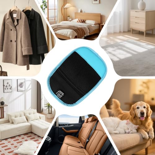Pet Hair Removal B Gloves Fashion Dopamine Blue Static Hair Remover Reusable for Clothes Sofa Carpet Car Seat Wash Dry - Image 5