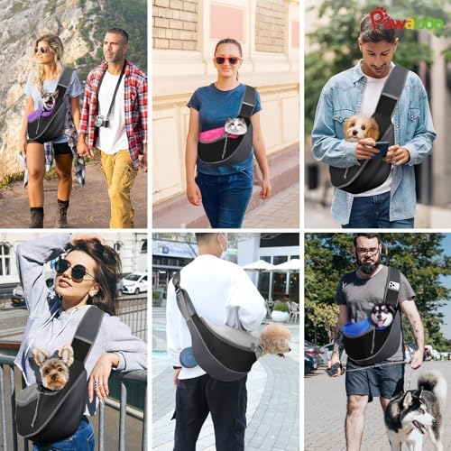 Pawaboo Pet Sling Carrier for Small Dogs Cats - Image 6