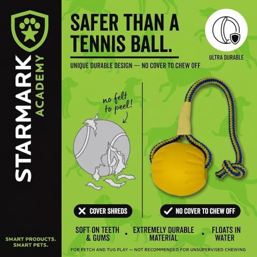 Starmark Swing 'n Fling DuraFoam Ball Dog Toy Medium - Image 6