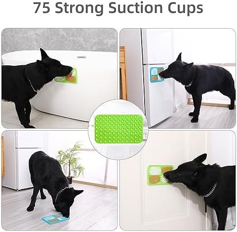MateeyLife Lick Mat for Dogs & Cats, Slow Feeder Licking Pads for Boredom - Image 5