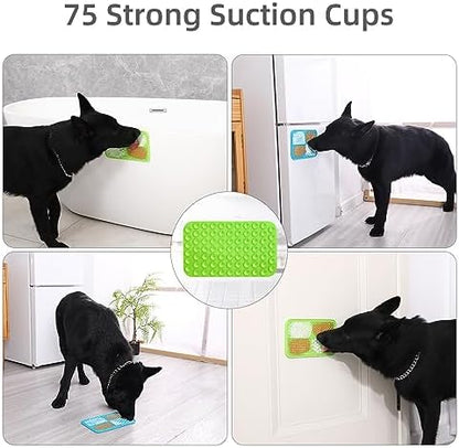MateeyLife Lick Mat for Dogs & Cats, Slow Feeder Licking Pads for Boredom - Image 5