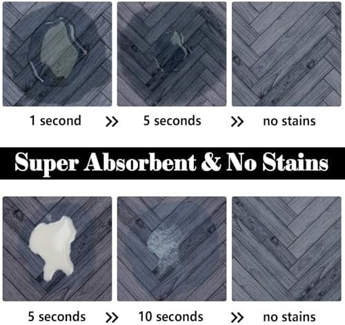 Dog Food Mats for Floors Absorbent, Pet Cat Food Mat - Quick Dry Dog Bowl Mats for Food and Water, Eco-Friendly Boho Pet Supplies - Image 2