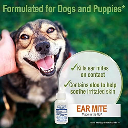 Four Paws Healthy Promise Aloe Ear Mite Treatment for Dogs, 0.75 oz - Image 2