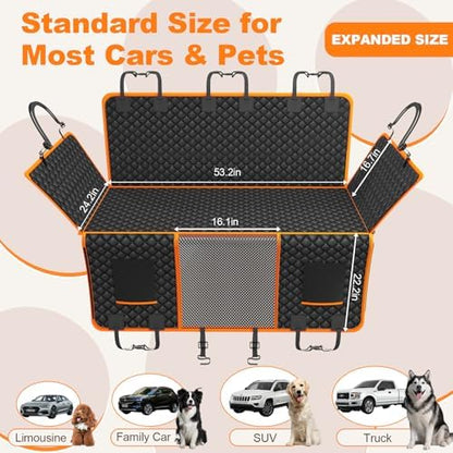 PartsBling Convertible Dog Seat Cover for Back Seat - Image 6