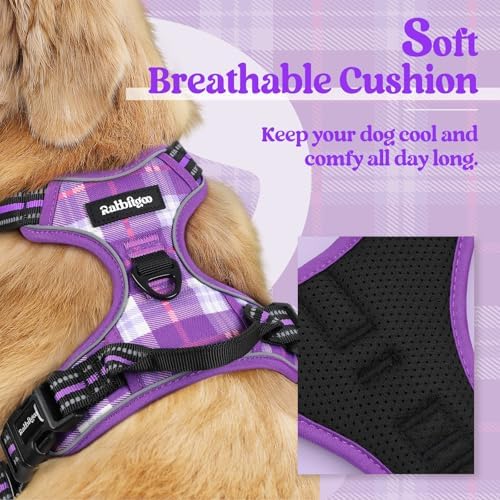 rabbitgoo Dog Harness, No Pull for Large Dogs with 2 Leash Clips, Pet Vest - Image 2