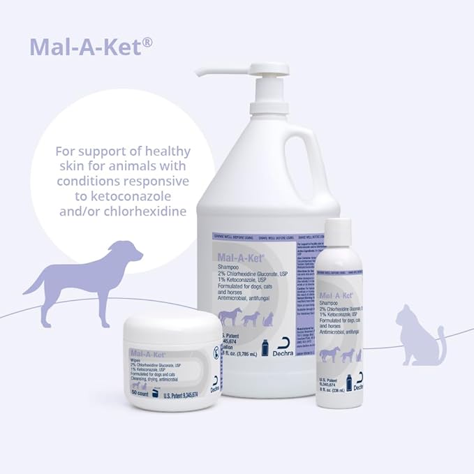 Mal-A-Ket Wipes, 2.25" Round, jar,50 Count (Pack of 2)