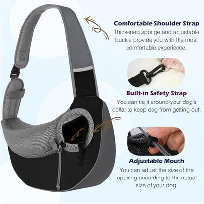 Pawaboo Pet Sling Carrier for Small Dogs Cats - Image 4