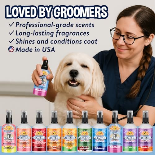 Bodhi Dog Baby Powder Scented Cat & Dog Cologne 4oz + Oatmeal Dog Shampoo & Conditioner for Pet Grooming 8oz | Moisturizing Shampoo for Sensitive Skin | Grooming Bundle - Image 2