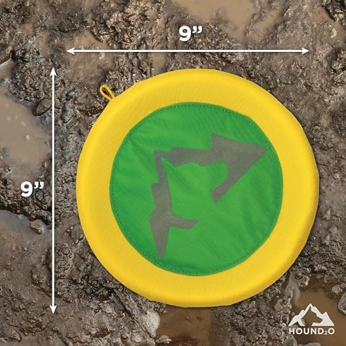 Hound2O Reflective Flyer - Dog Frisbee Fetch Toy - Green Outdoor Toy - Image 4