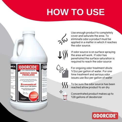 Odorcide 210 Original ScentHalf Gallon Size - Image 2