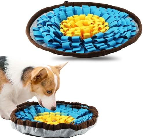 Snuffle Mat for Dogs & Cats, Adjustable Puzzle Toy Slow Feeder by Unknown