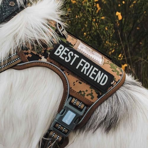 AUROTH Tactical Dog Harness for Extra Large Dogs, Heavy Duty No Pull Vest - Image 2