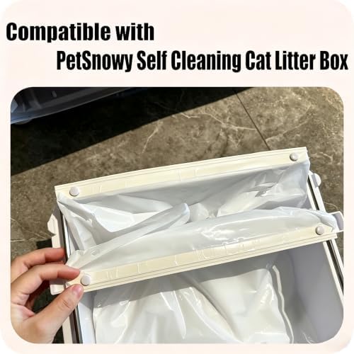 100 Pcs Cat Litter Box Liners for PetSnowy SNOW+ Cat Litter Box - Image 3
