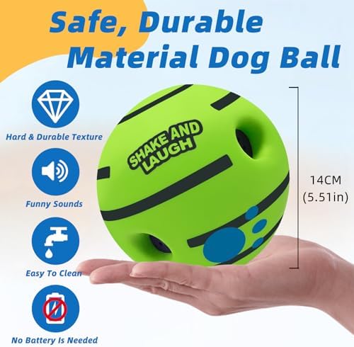 Dog Toys Ball, Interactive, XL, 5.51 in (14 cm) - Image 4