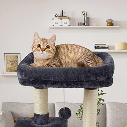 Cute Cat Tree Kitten Cat Tower Condo Cat Furniture Sisal Scratching Posts D - Image 3