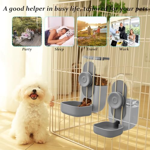 Kenond 35oz Rabbit Feeder,Bunny Water Dispenser,Pet Water Bottle for Cage - Image 5