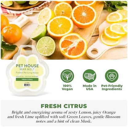 Lavender Green Tea & Fresh Citrus Scented Wax Melts Plant-Based Wax, 2 Pack - Image 3