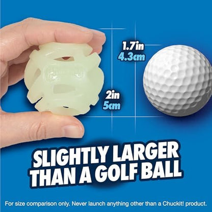 Chuckit! Air Glow Fetch Ball Dog Toy, Small 2in 2 Pack - Image 4