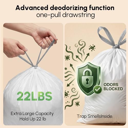 80 Count 24.8" x 12.5" Cat Litter Box Liners for Self Cleaning Litter Box, Extra Thick Heavy Duty Cat Litter Bags Replacement, 9-11 Gallons of Capacity - Image 5