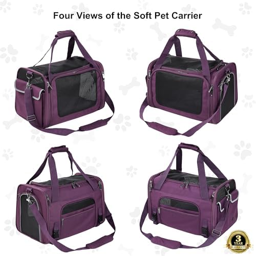 EliteField Deluxe Soft Pet Carrier for Cats and Dogs (3-Year Warranty) - Image 4