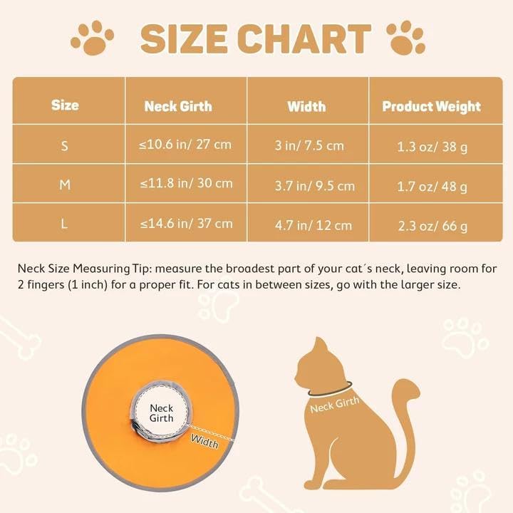 Avont Lightweight Waterproof Foldable Cone, Soft E-Collar - S Orange - Image 3