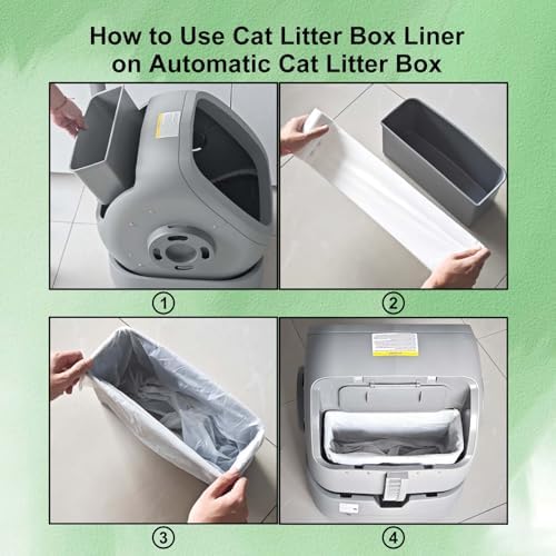 Dedicated to Mintakawa Automatic cat litter box Drawer Liners, Small garbage bag, 20 Count per Roll, 2 Rolls, Tear, Use for Cat litter box, Kitchen, bathroom, and Car Trash Can - Image 6