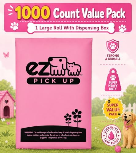 1000 Pet Waste Disposal Dog Poop Bags EZ Pick Up Bag - Image 2