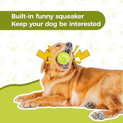 MewaJump Dog Chew Toys, Rubber Dog Toys Squeaky Toys for Aggressive Chewers - Image 5