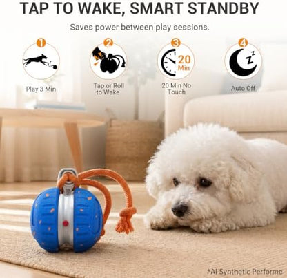 Pamlulu Interactive Dog Toy for Small & Medium Dogs, Fun Enrichment Toy to Keep Dogs Busy, Chew-Friendly Puppy Toy for Indoor & Outdoor Play, Dog Birthday Gift - Image 5