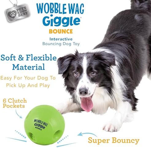 Wobble Wag Giggle Bounce Interactive Dog Toy- Sound Making Bouncing Ball for Dogs Ages Indoor & Outdoor Play, Soft & Durable with Easy Grip Design- Pets Know Best - Image 3
