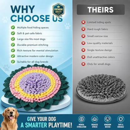 PET ARENA Interactive Dog Snuffle Feeding Mat Adjustable Nose Work Toy - Image 7