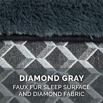 Furhaven Replacement Dog Bed Cover Comfy Couch Plush & Décor Sofa-Style, Machine Washable - Diamond Gray, Jumbo Plus (XX-Large) - Image 4