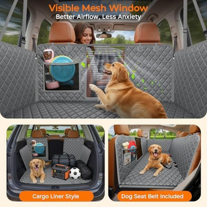 URPOWER Hard Bottom Dog Car Seat Cover, Back Seat Extender for Cars & SUVs - Image 3