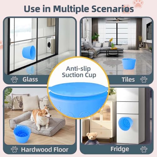 Dog Lick Bowl, Non-Slip Freeze Slow Feeder Small Medium, 1.6 Cup - Image 5