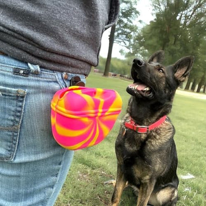 SparkDog K9 Snack Sack Silicone Dog Treat Pouch with Magnetic Closure - Image 7