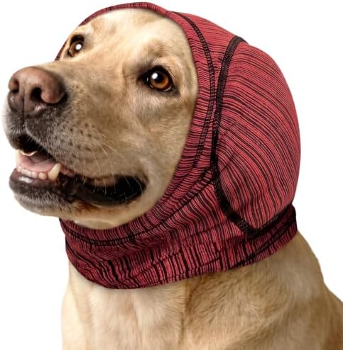 Dog Ear Muffs Noise Protection,Ear Cover with Dog Calming Head Wrap by Unknown