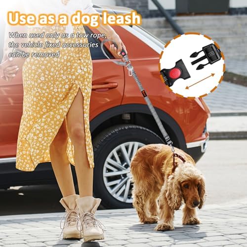 Laqibak Removable Dog Seat Belt Harness for Car, 3 in 1 Pet Seatbelt Leash - Image 4