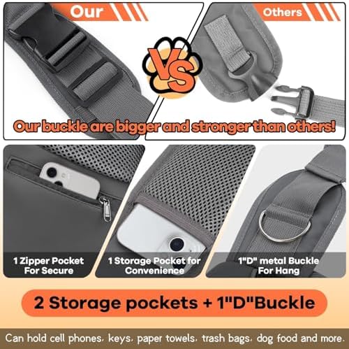 YUDODO Pet Sling Carrier for 2-5 lbs Small Dogs Cat Puppy Crossbody Carrier - Image 5